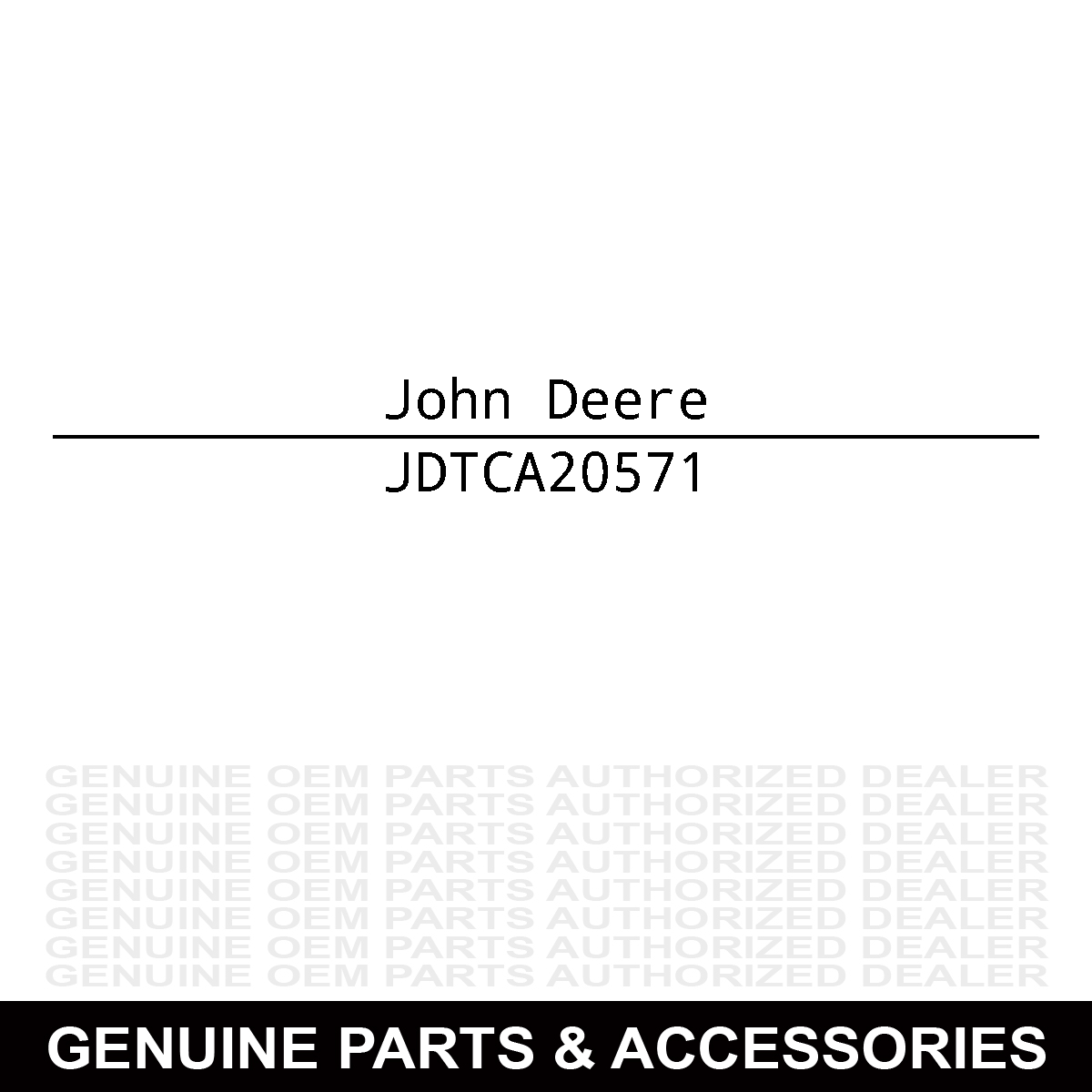 John Deere TCA20571 Armrest