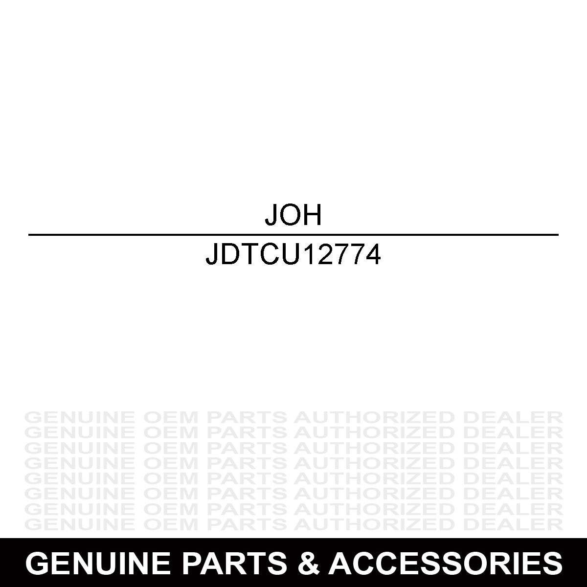 John Deere TCU12774 Spacer