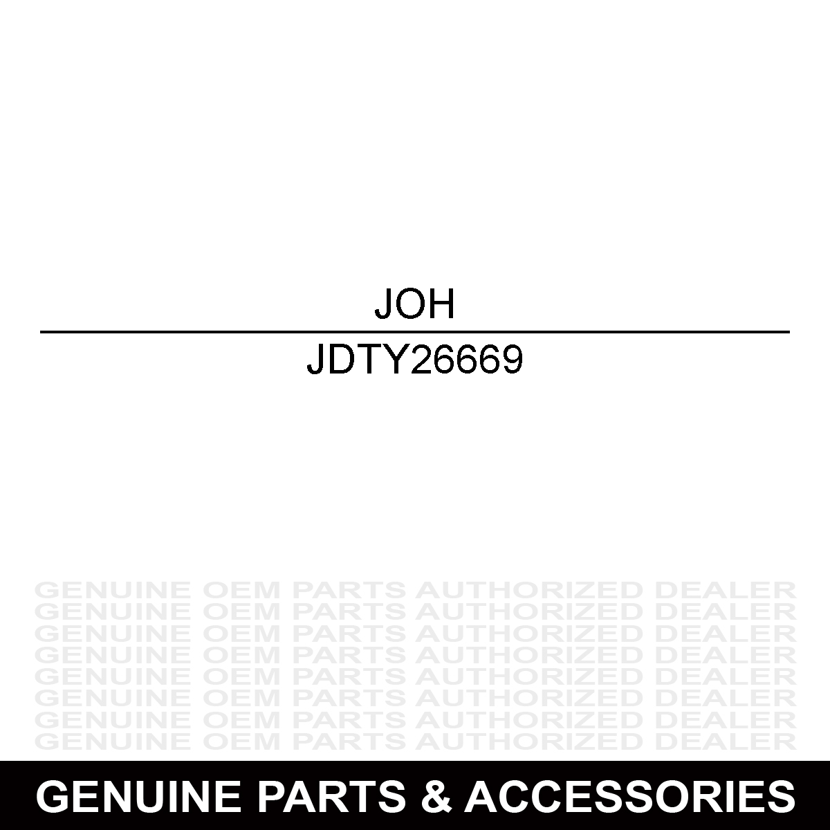 John Deere TY26669 Torq-Gard Oil SAE30 CF