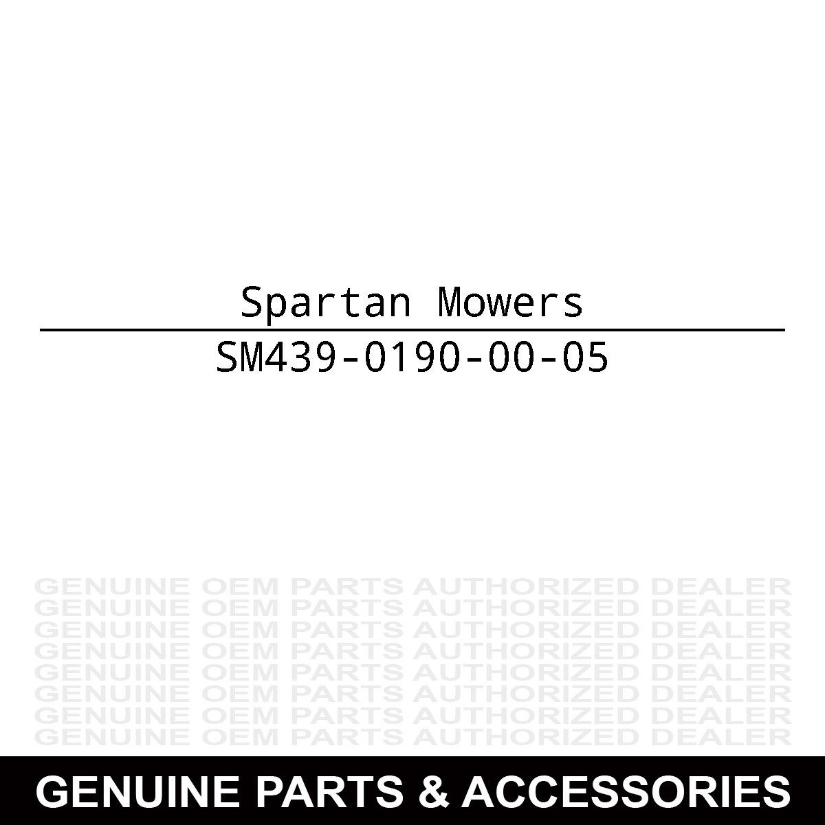 Spartan Mowers 439-0190-00-05 Chute Backer Bracket