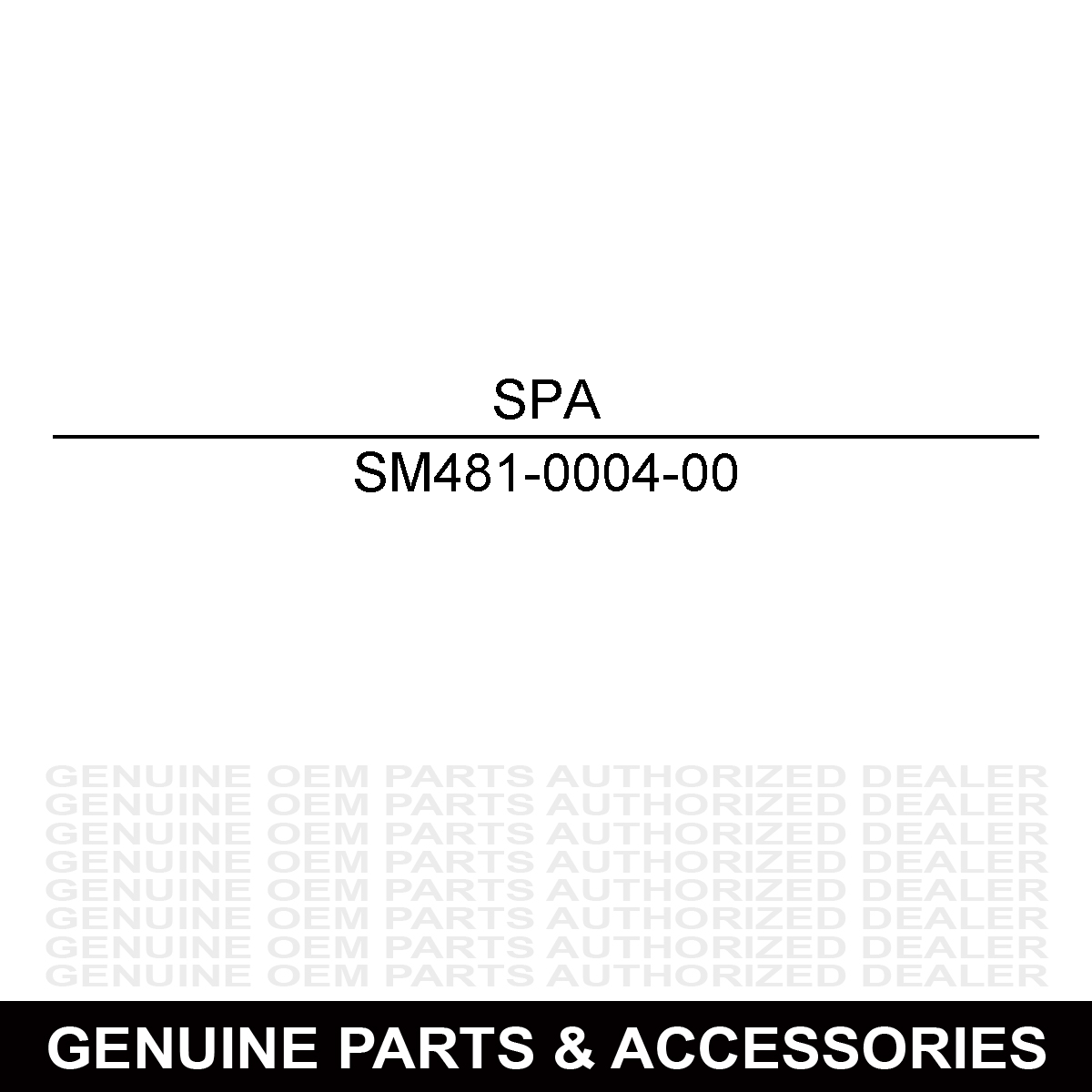 Spartan Mowers 481-0004-00 Rubber Tank Storage Compartment Insert