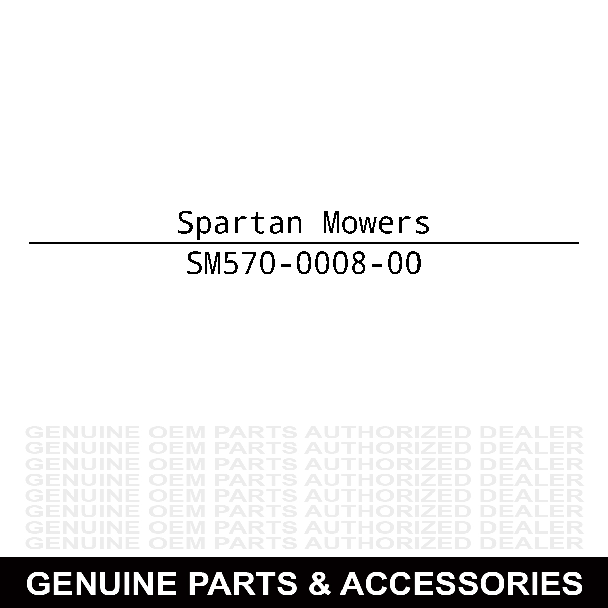 Spartan Mowers 570-0008-00 Front Upper Swing Arm Right