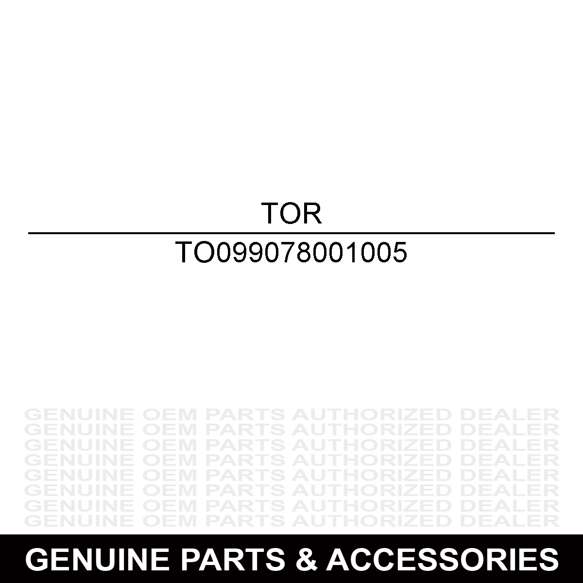 Toro 099078001005 Flange Washer