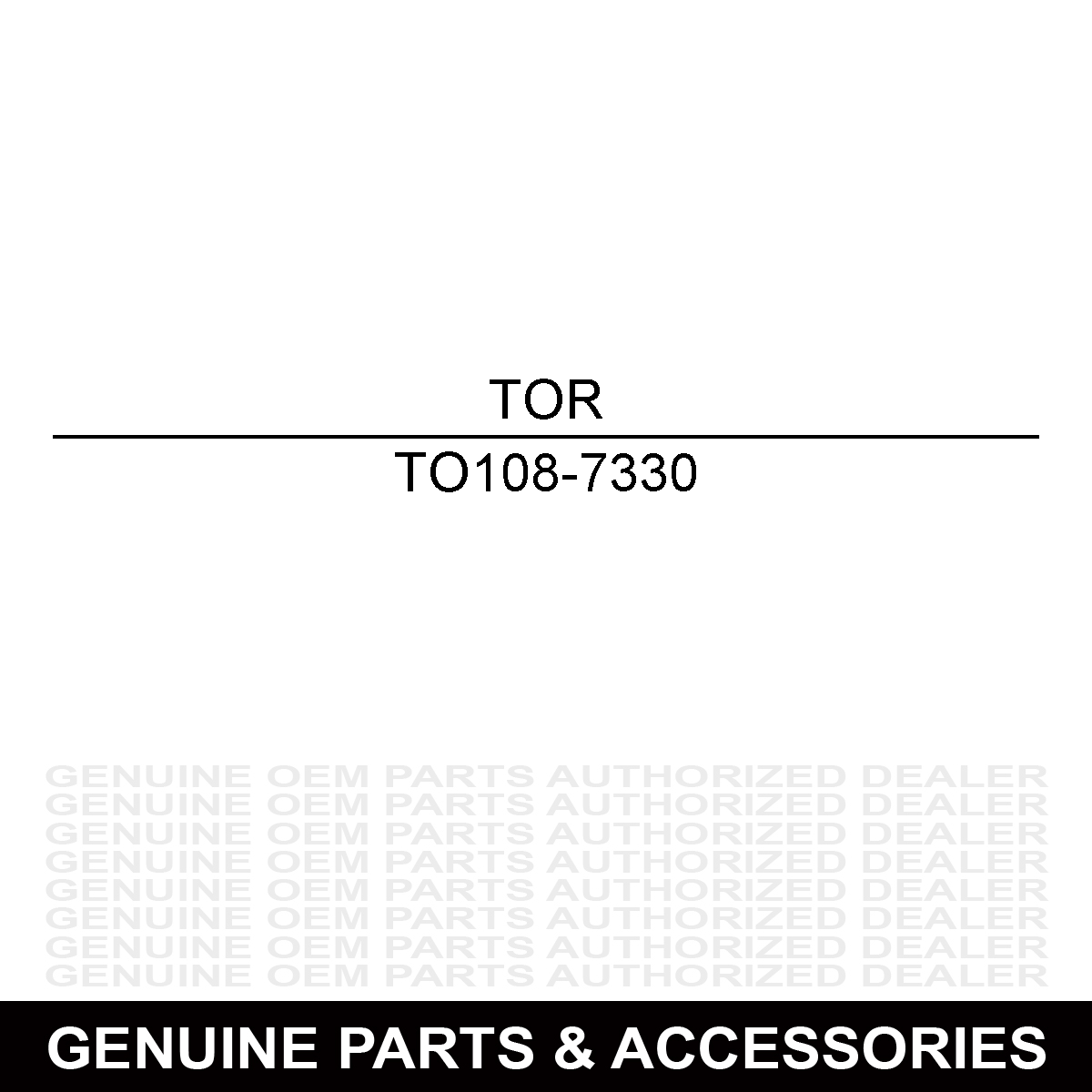 Toro 108-7330 Auger Gasket Gearcase