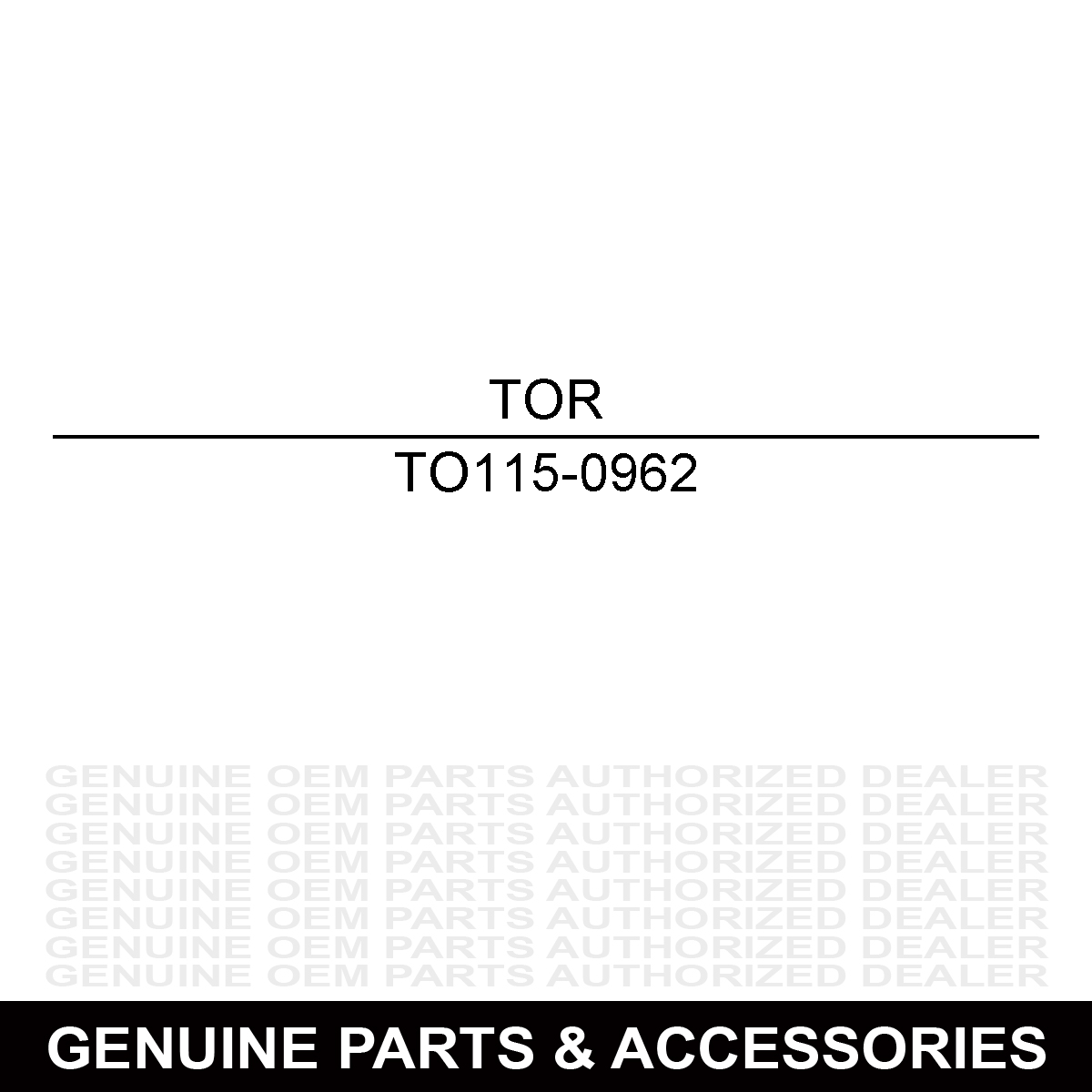 Toro 115-0962 Canister Vent Hose