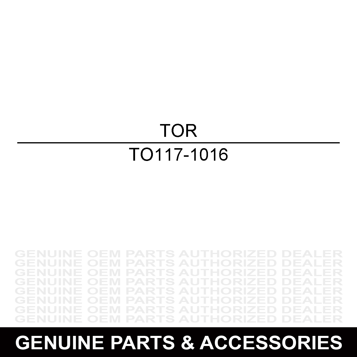 Toro 117-1016 Decal