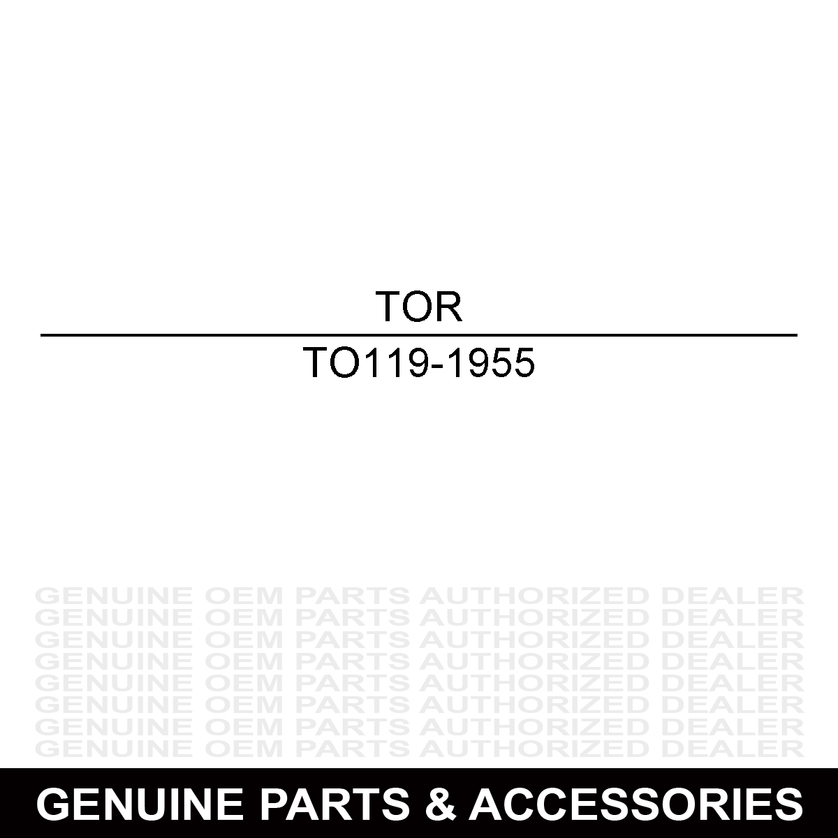 Toro 119-1955 Gasket And Seal Kit