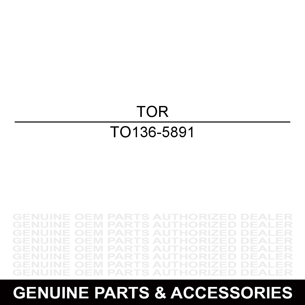 Toro 136-5891 Front Cable Traction