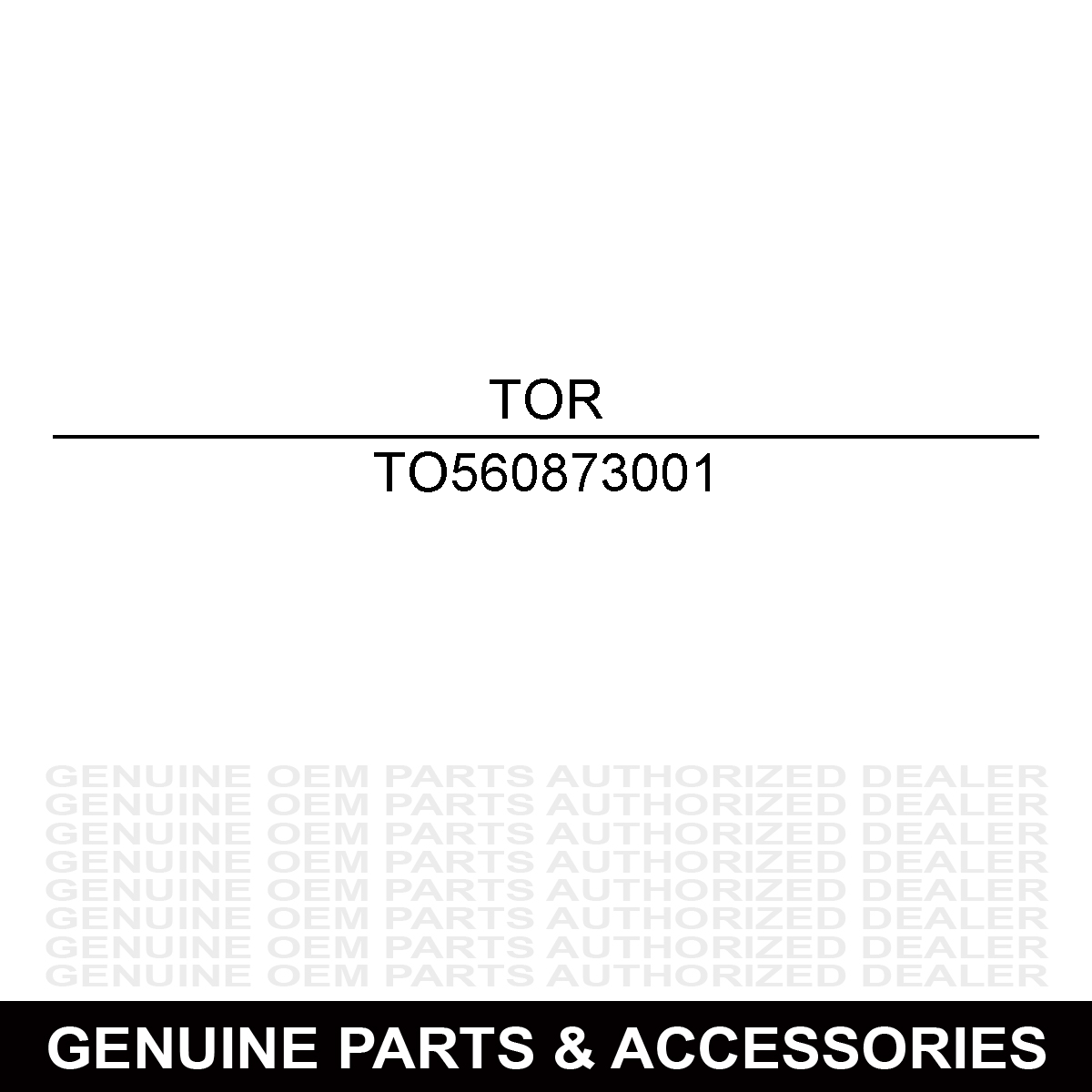 Toro 560873001 Air Element Filter