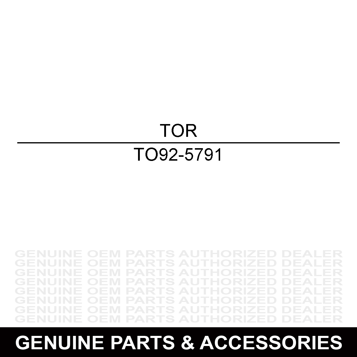 Toro 92-5791 SPACER