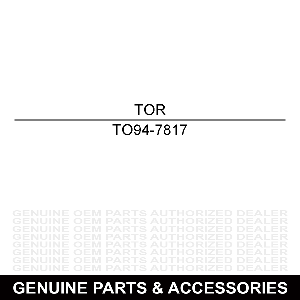 Toro 94-7817 Shoulder Bolt