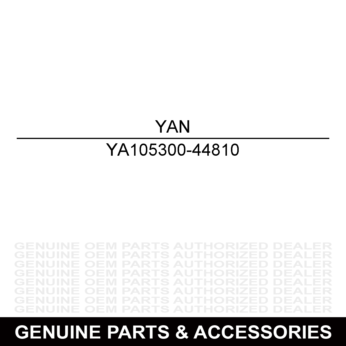 Yanmar 105300-44810 Tension Pulley Assembly