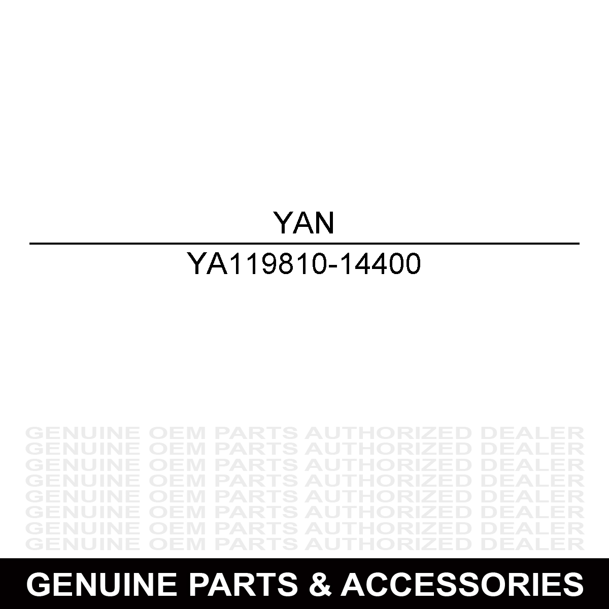Yanmar 119810-14400 ROD, PUSH