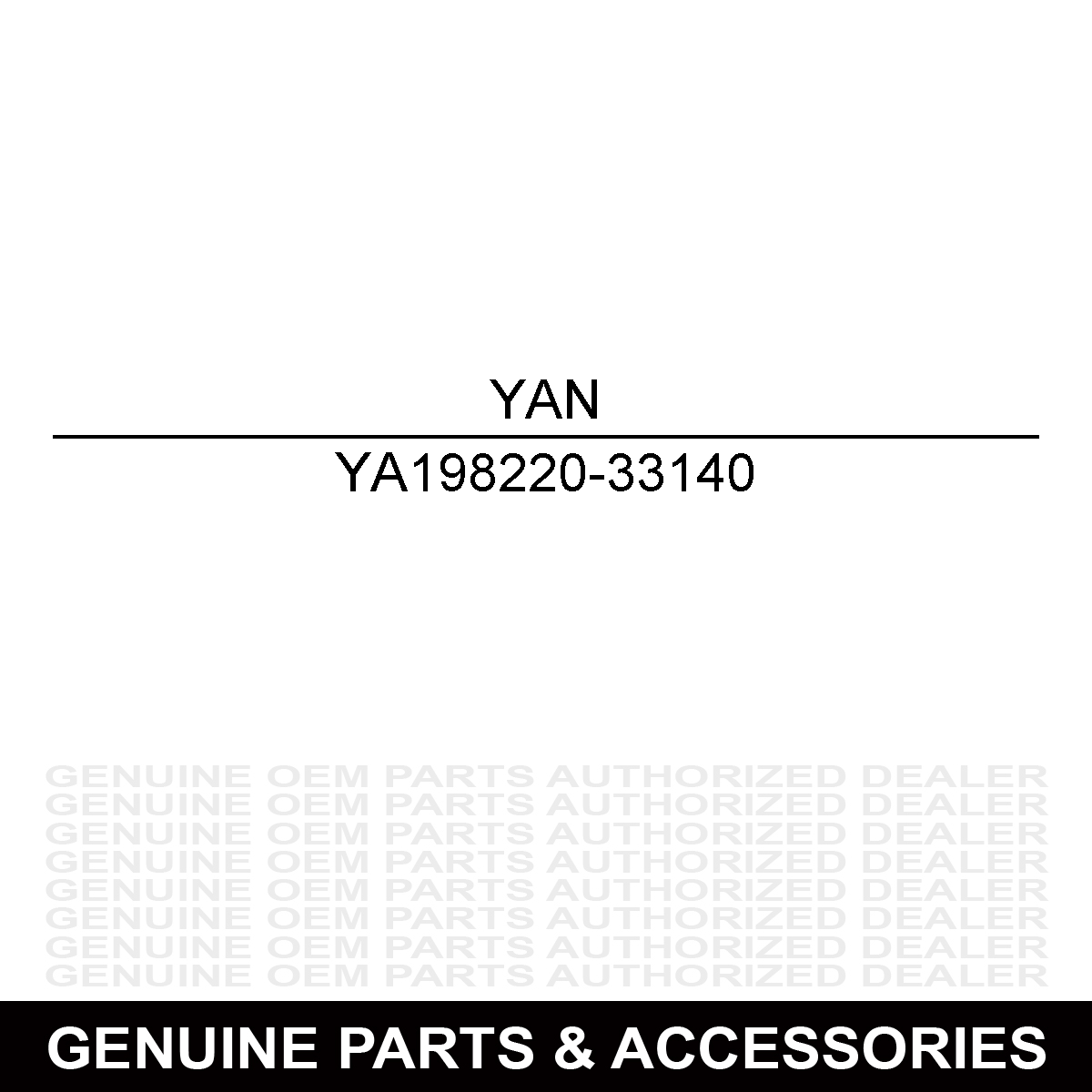Yanmar 198220-33140 Shift Fork