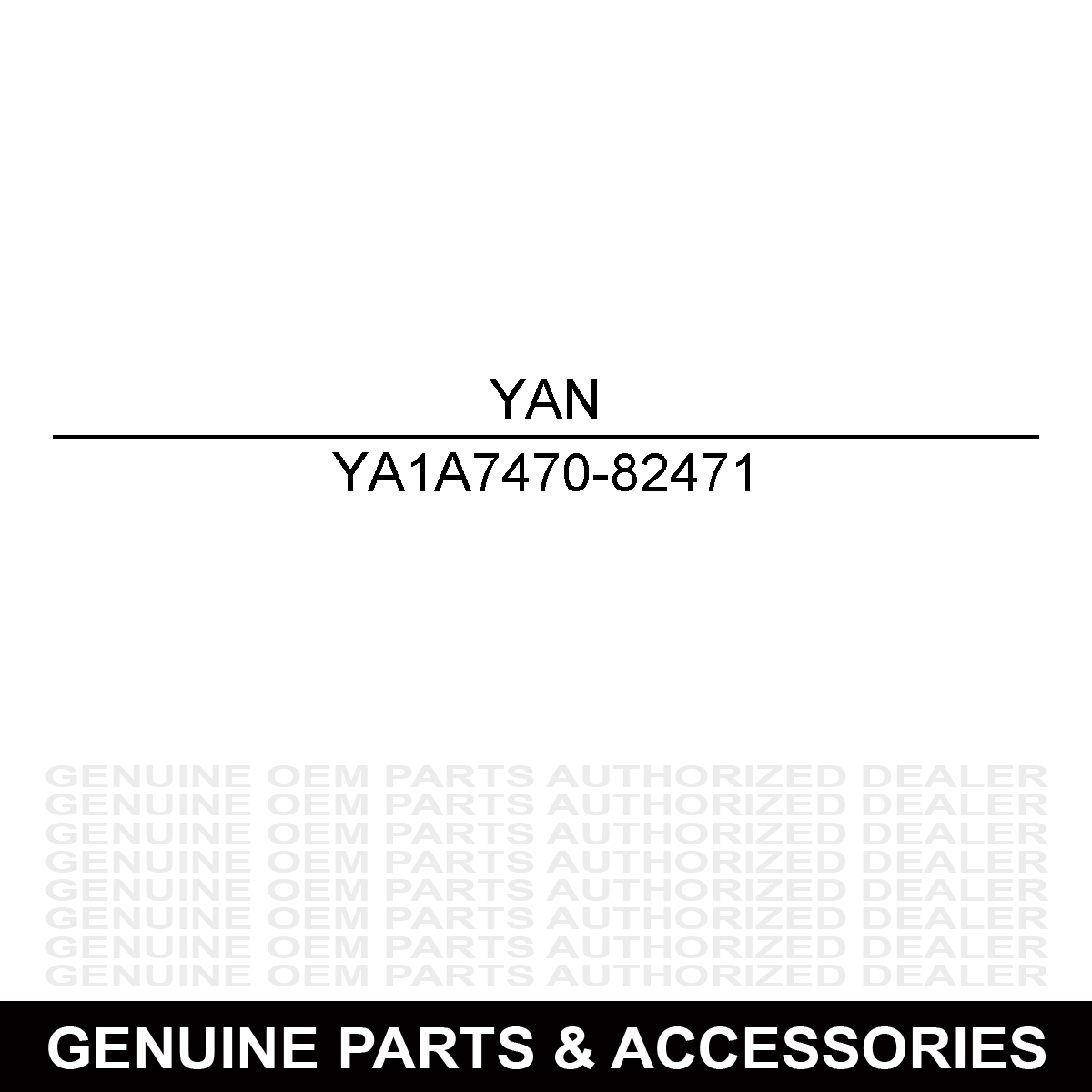 Yanmar 1A7470-82471 Door L Lever