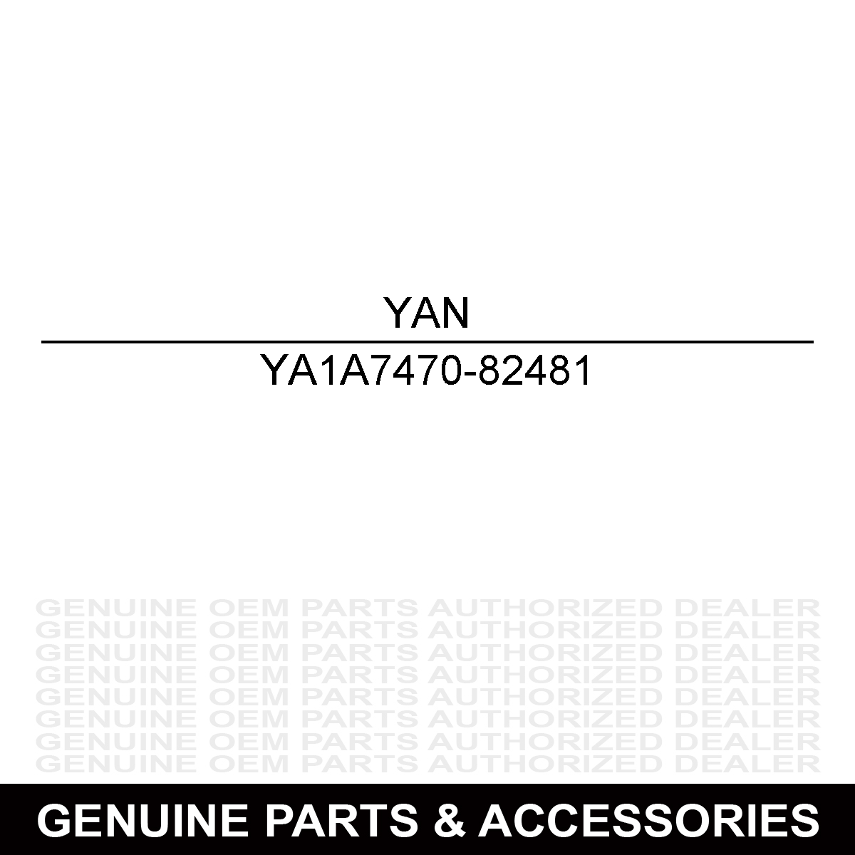 Yanmar 1A7470-82481 Door R Lever