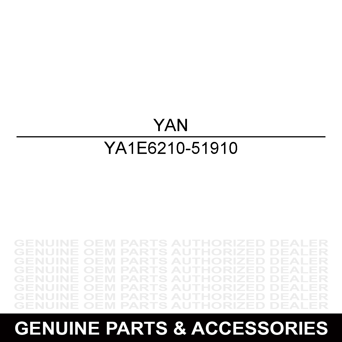 Yanmar 1E6210-51910 Tension V70A Pulley