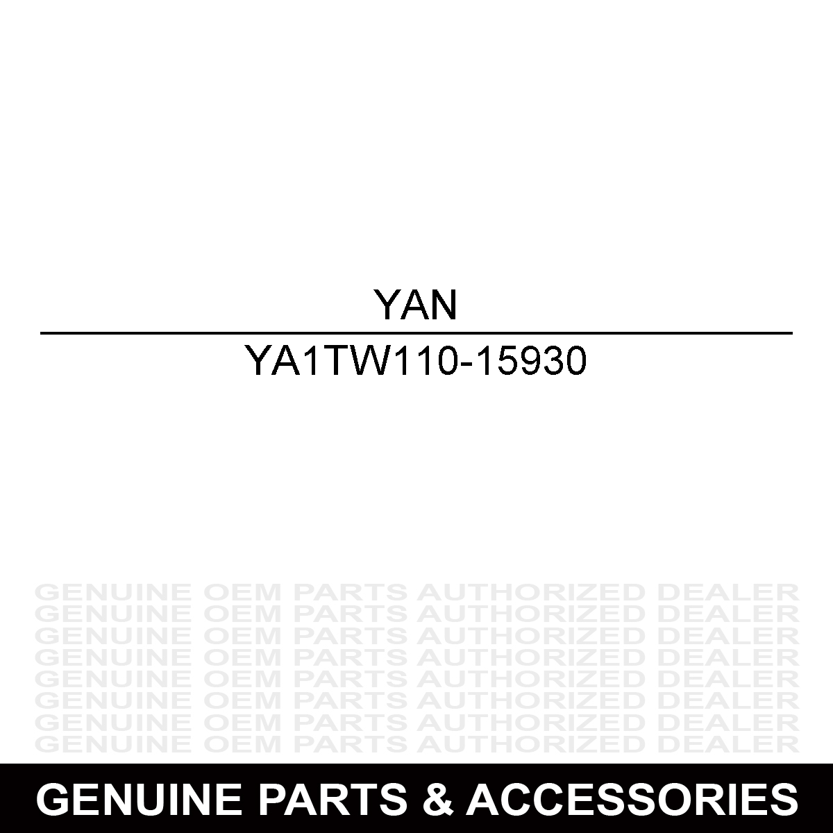 Yanmar 1TW110-15930 Discharge Plate
