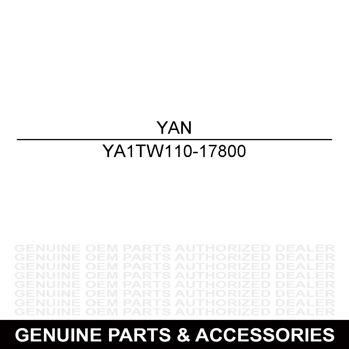 Yanmar 1TW110-17800 Shaft Support