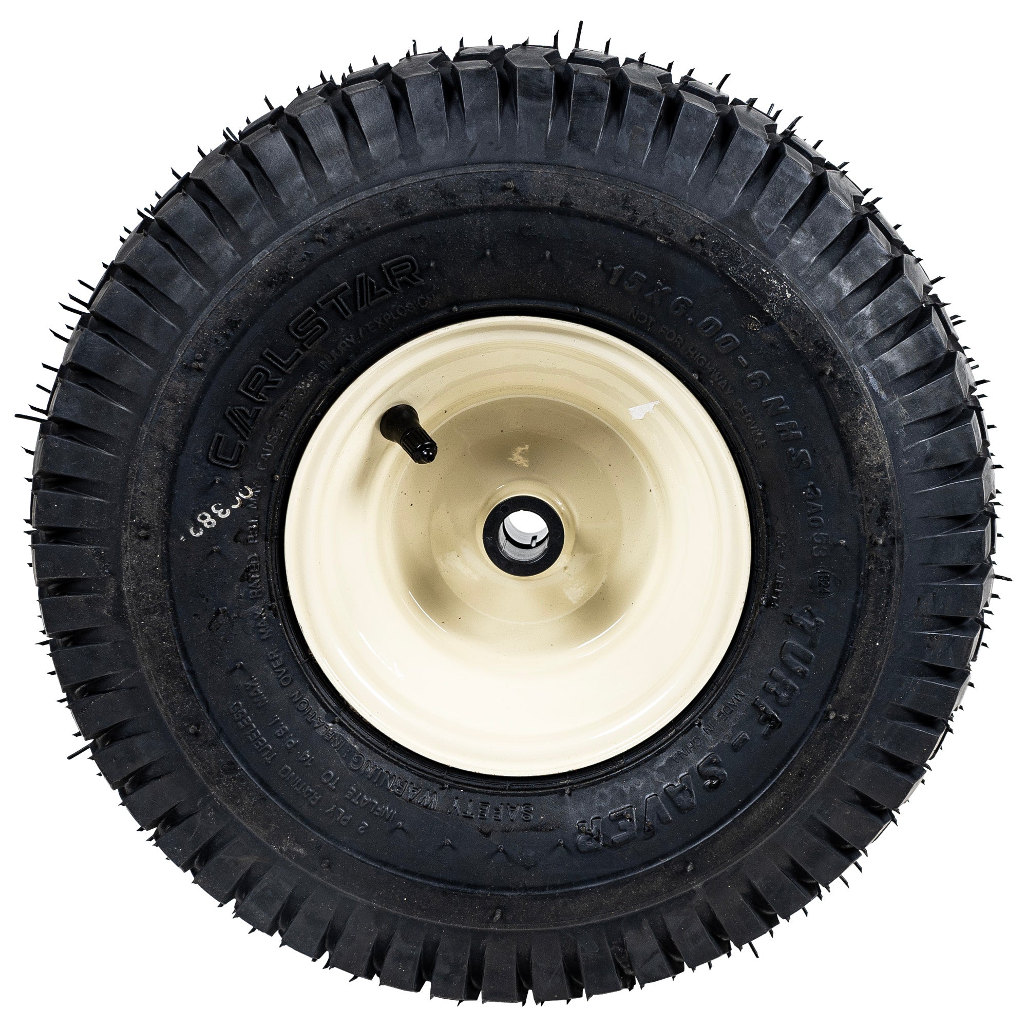 Troy-Bilt 634-05067-0931 Beige Complete Wheel Assembly Carlisle