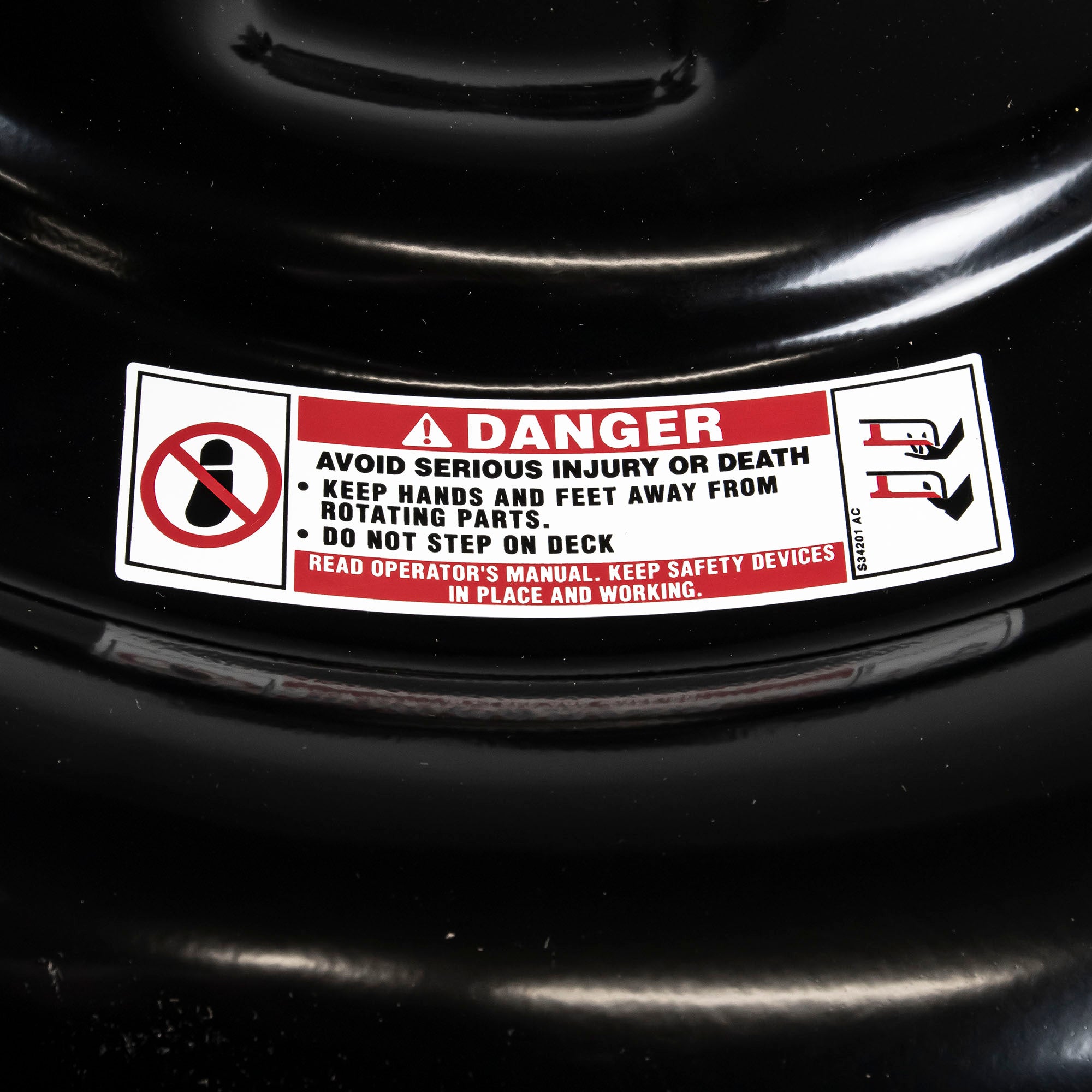 Troy-Bilt 777S34201 Label Decal Do Not Step