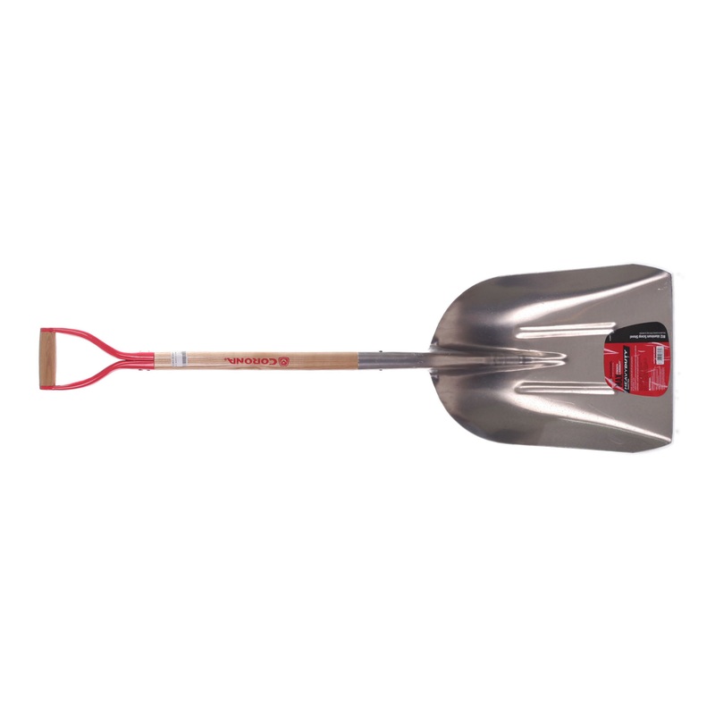 #12 Aluminum Western Scoop Shovel - Large-capacity reinforced aluminum head. 31