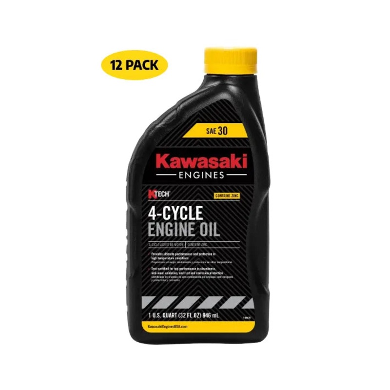 12 Pack Case - Kawasaki SAE30 Engine Oil Quart 99969-6281