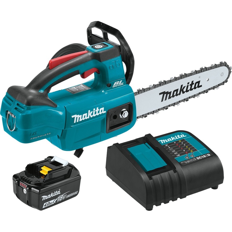 18V LXT LithiumIon Brushless Cordless 10" Top Handle Chain Saw Kit (4.0Ah) (XCU06SM1)