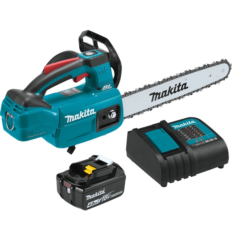 18V LXT LithiumIon Brushless Cordless 12" Top Handle Chain Saw Kit (4.0 Ah) (XCU10SM1)