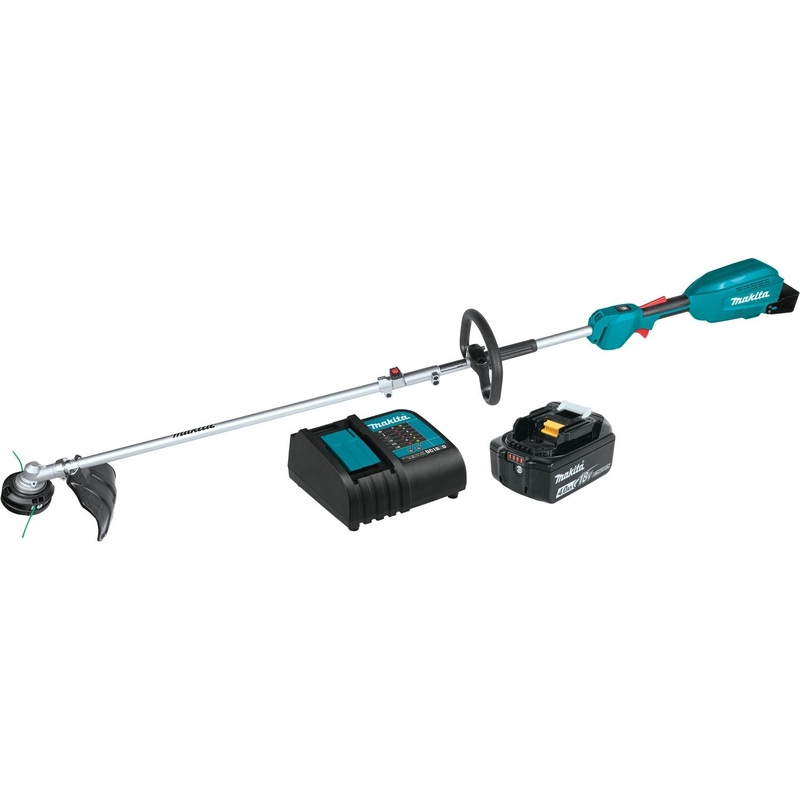 18V LXT LithiumIon Brushless Cordless Couple Shaft Power Head Kit w/ 13" String Trimmer Attachment (4.0Ah) (XUX02SM1X1)