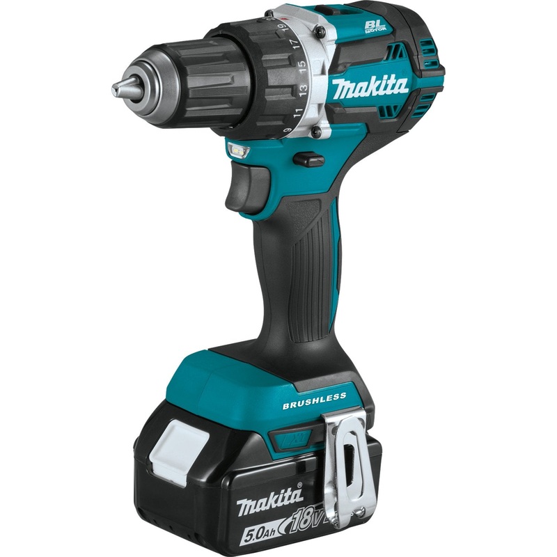 18V LXT LithiumIon Compact Brushless Cordless 1/2" DriverDrill Kit (5.0Ah) (XFD12T)