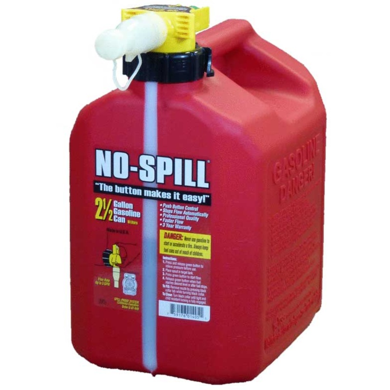 2.5 GALLON NO SPILL GAS CAN (1405)
