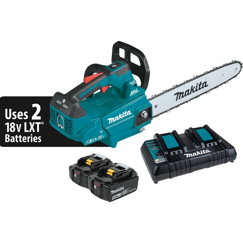 36V (18V X2) LXT Brushless 16" Top Handle Chain Saw Kit (5.0Ah) (XCU09PT)