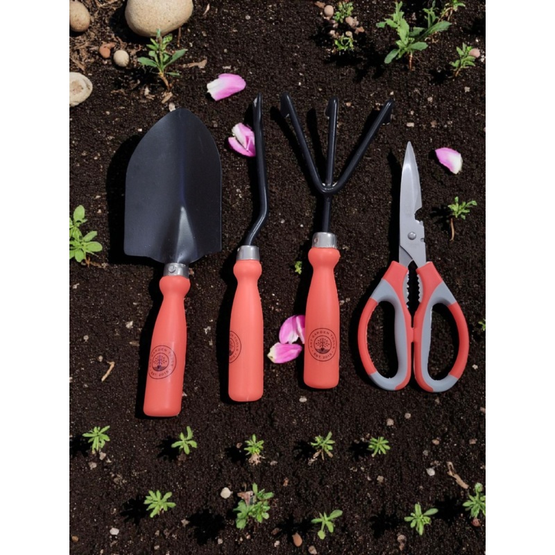 AGT 4 Piece Garden Tool Set A25 Garden Tool Kit Durable, Rust-Resistant Tools for Home Gardening in India