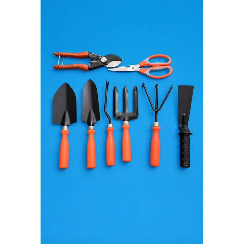 AGT Gardening Tools Kit Set of 8 Garden Tool Kit Durable, Rust-Resistant Tools for Home Gardening in India