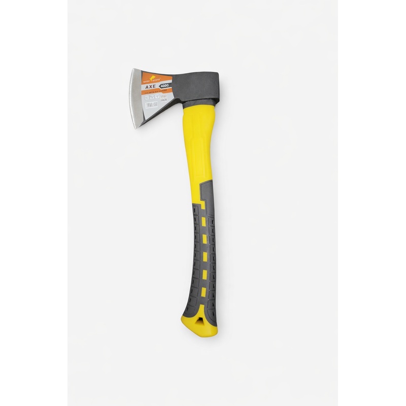 AGT Heavy Duty Gardening Axe 400g Fibreglass Handle