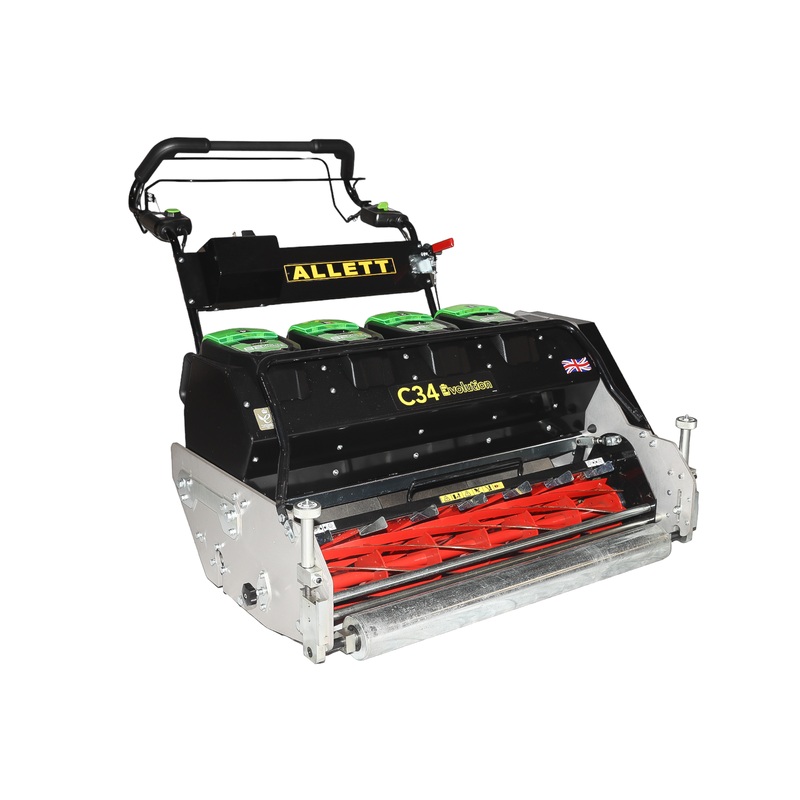 Allett C34/2 Evolution Cylinder Mower (Power-unit with Grassbox)