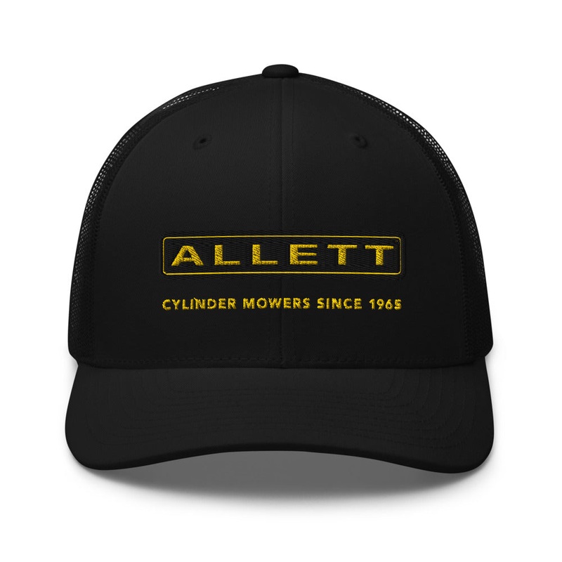 Allett Pro Cylinder Mowers Since 1965 Mesh Back Cap Black