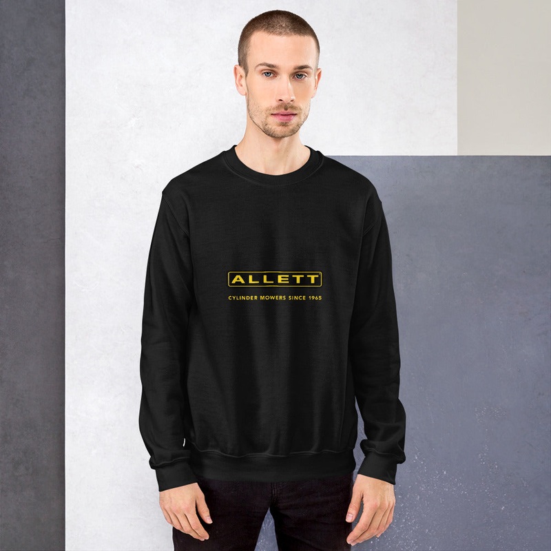 Allett Pro Cylinder Mowers Since 1965 Sweatshirt Black