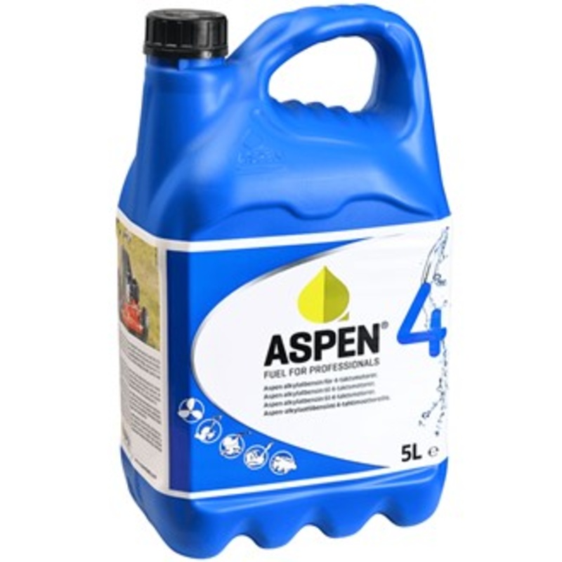 Aspen 4 Fuel 5L (Blue) Premium 4-Stroke Engine Fuel for Cleaner, Efficient Operation