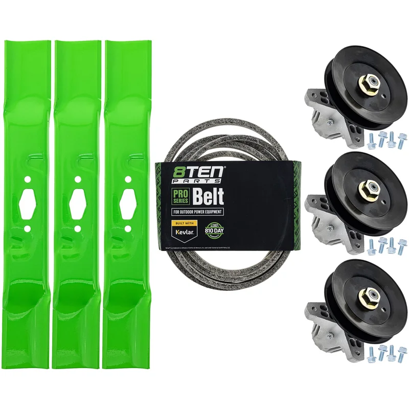 Blade Spindle Belt Deck Kit For Troy-Bilt Cub Cadet