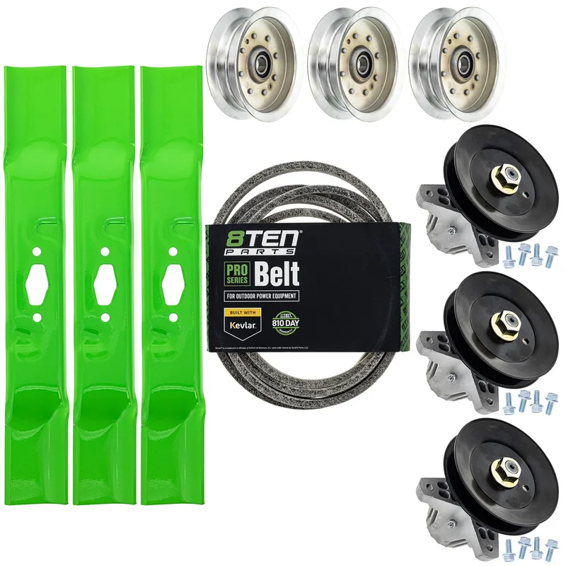 Blade Spindle Belt Idler Deck Kit For Troy-Bilt Cub Cadet