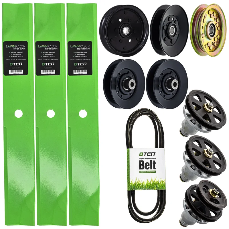 Blade Spindle Belt Idler Kit for Exmark Turf Ranger FMD523 1-323532 52-Inch Deck