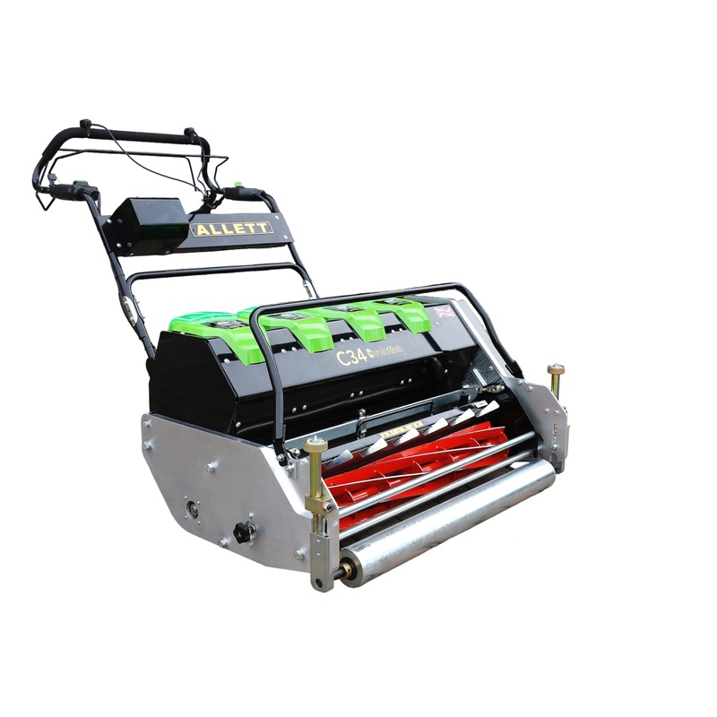 C34 Evolution Mk2 Battery-Powered Professional Cylinder Mower with Interchangeable Turf Maintenance System
