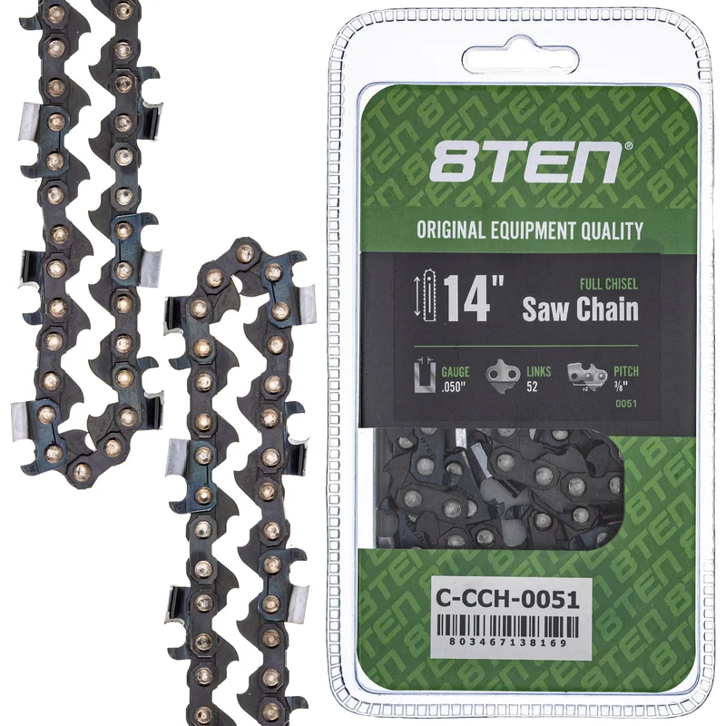 Chainsaw Chain 14 Inch .050 3/8 52DL For Echo Husqvarna Dolmar 576936552 501847052 91PX52CQ