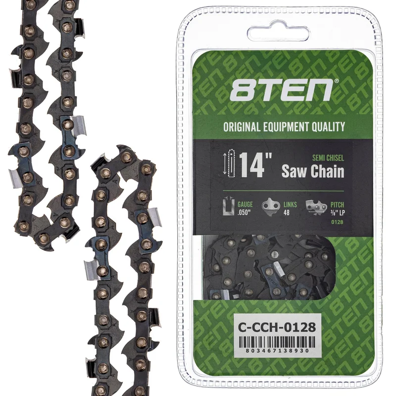 Chainsaw Chain 14 Inch .050 3/8 LP 48DL For Craftsman John Deere John Deere Husqvarna Stihl Oregon