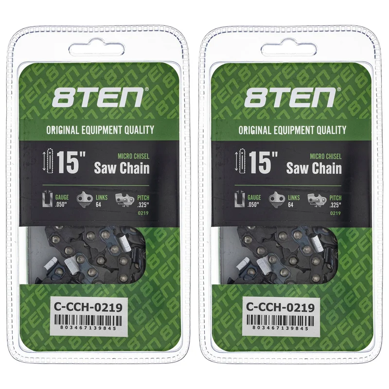 Chainsaw Chain 15 Inch .050 .325 64DL For Dolmar 581643164 23RSC64 20LGX064G | 2-PACK