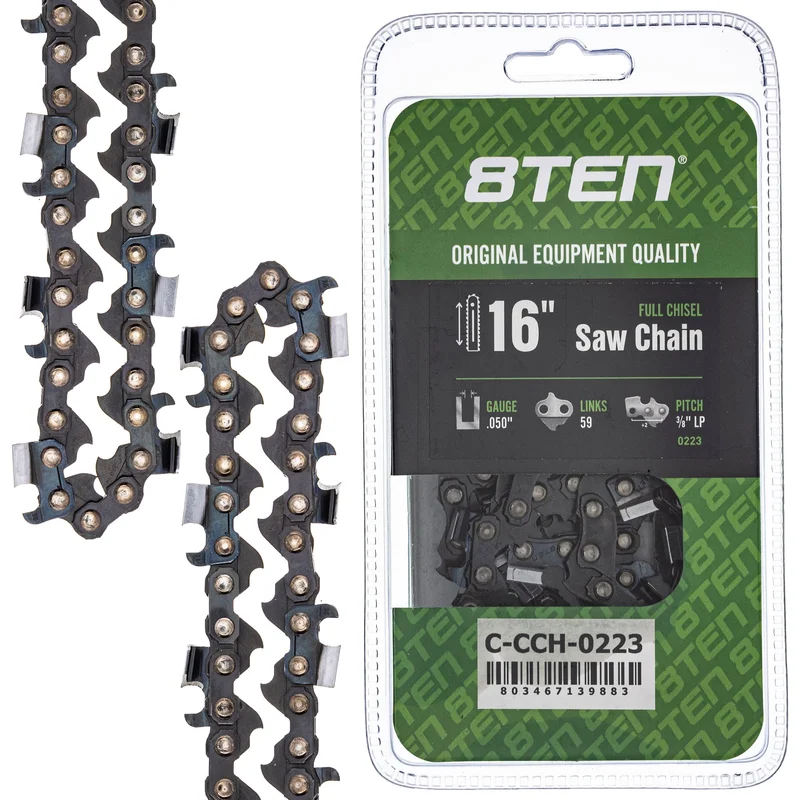 Chainsaw Chain 16 Inch .050 3/8 LP 59DL For Husqvarna Stihl Oregon Homelite 91VXL059G H3759 63PM359E
