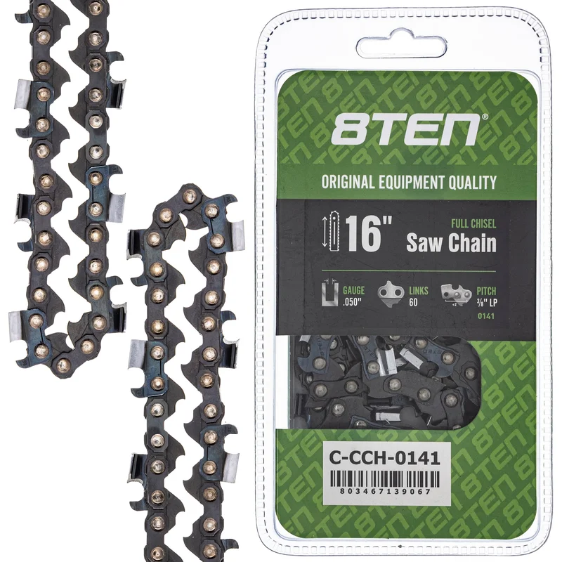 Chainsaw Chain 16 Inch .050 3/8 LP 60DL For Craftsman John Deere Husqvarna Cub Cadet Poulan Sears