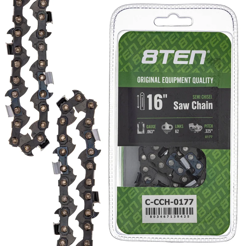 Chainsaw Chain 16 Inch .063 .325 62DL For Stihl 26RM362 22LPX062G 22LGX062G 591104262 501841762
